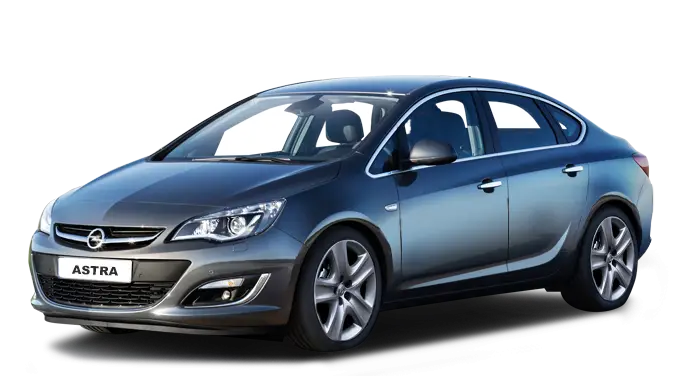 Opel Astra Blue Sedan