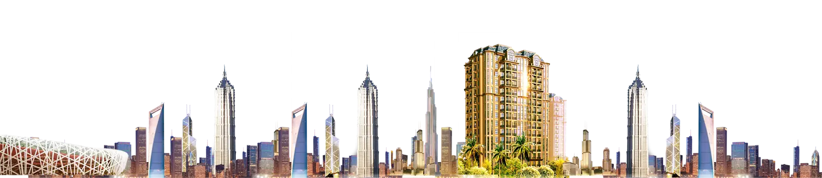 Modern City Skyline Illustration