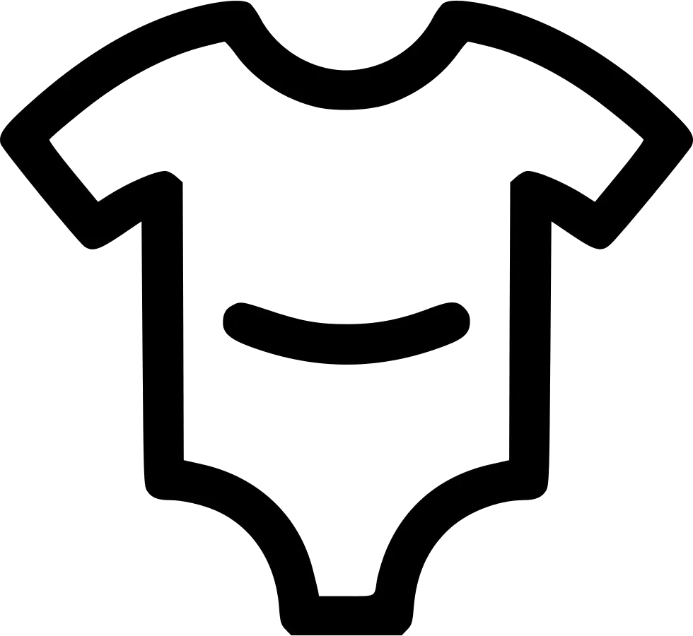 Baby Onesie Outline Icon