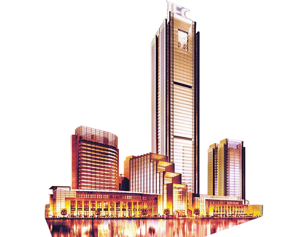 Modern Skyscraper and City Buildings