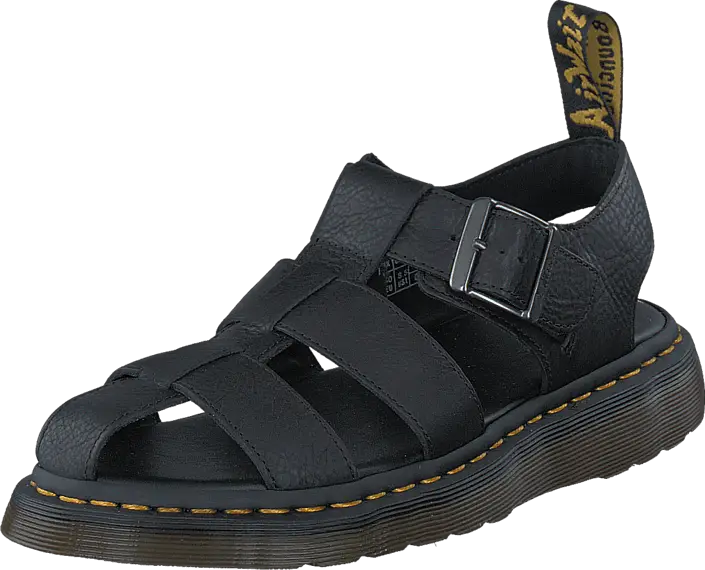 Black Sandal with Durable Soles