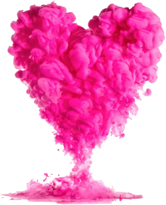 Pink Heart Shape