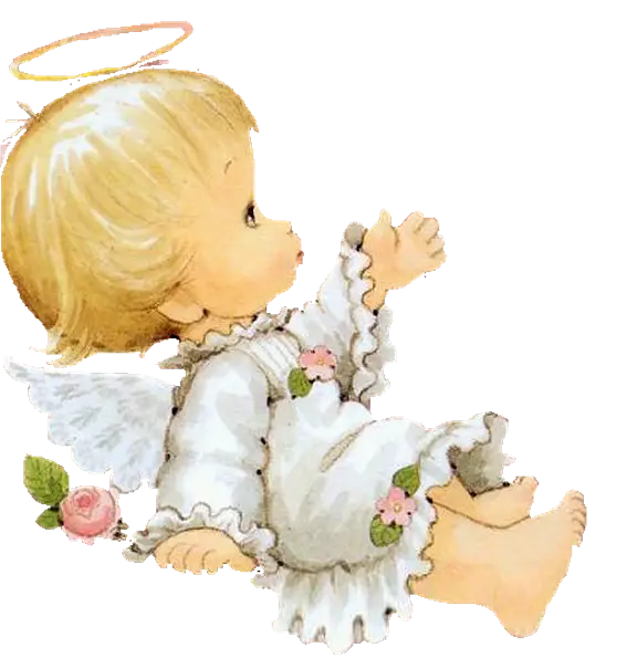 Cute Angel with Halo and Wings