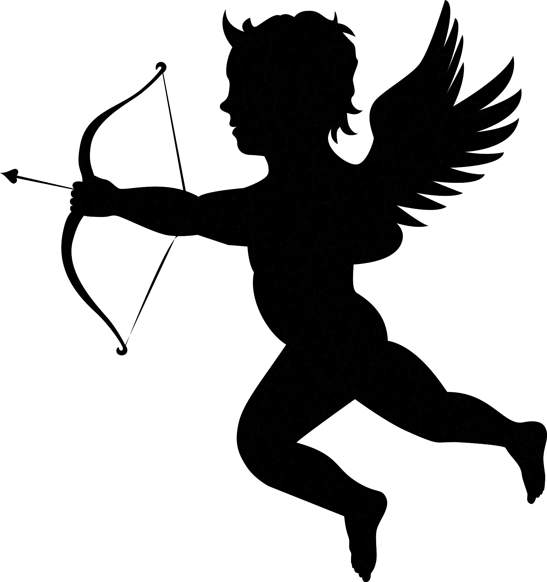 Cupid with Bow and Arrow