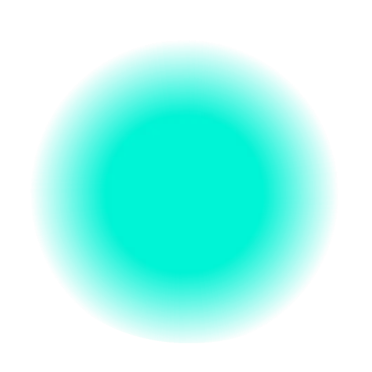 Turquoise Circular Glow Light Effect