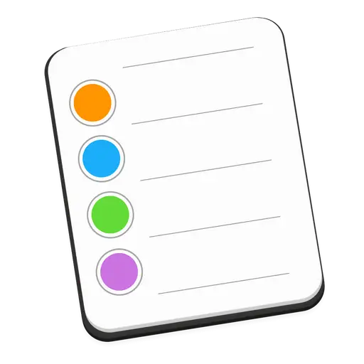 Notepad with Color-Coded Task Circles