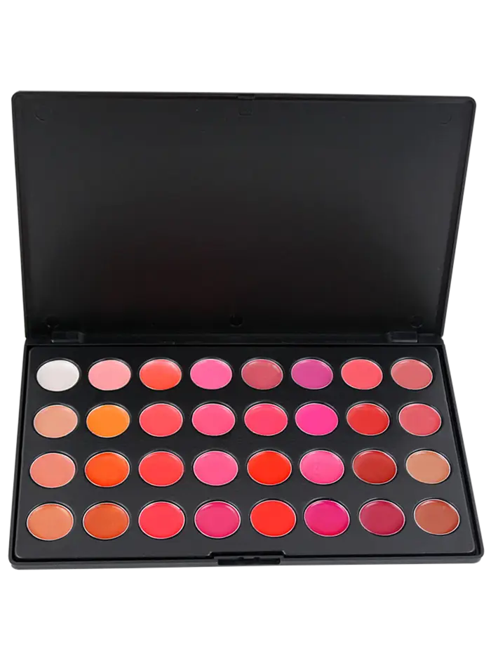 Colorful Makeup Palette with Various Shades