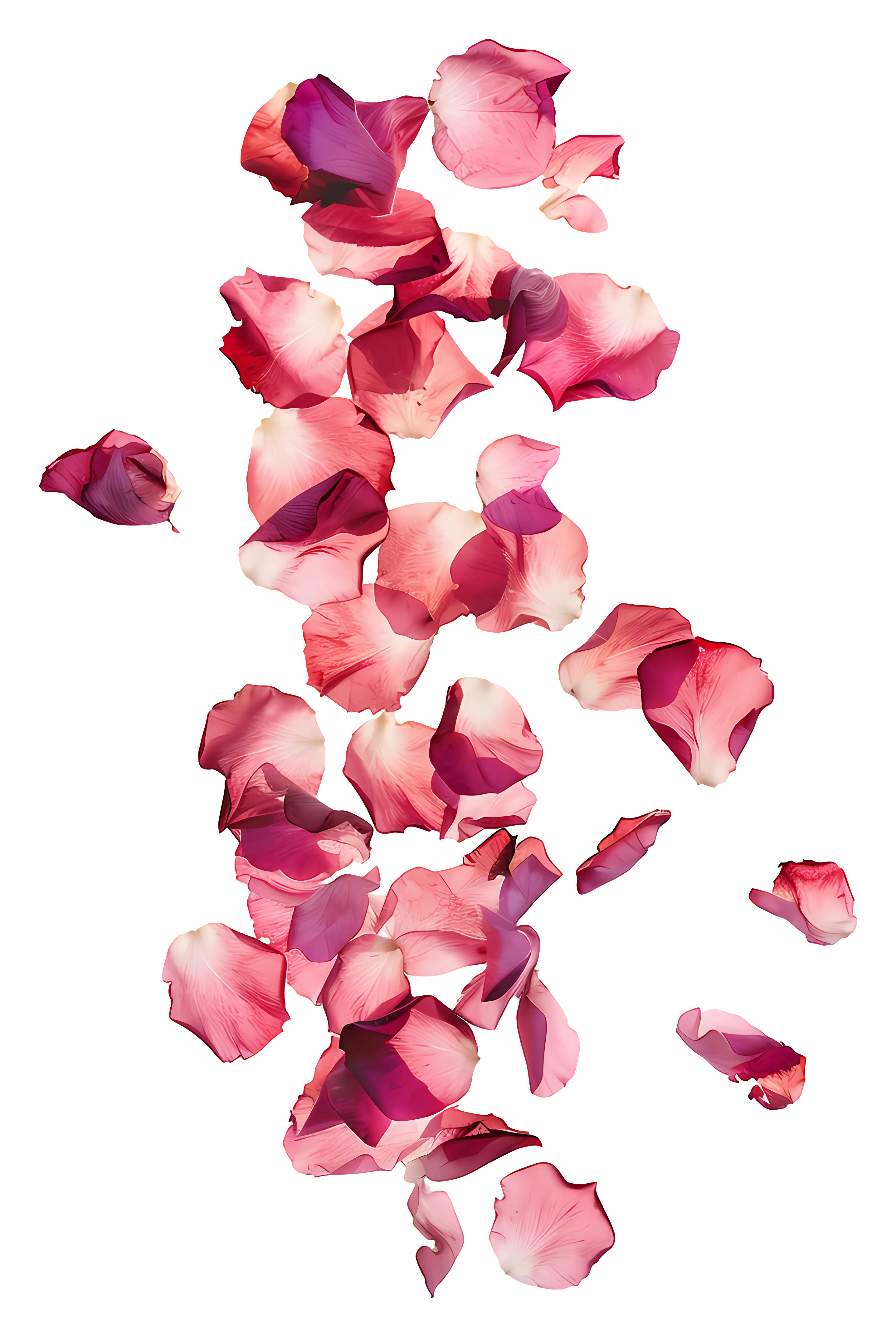 Falling Rose Petals