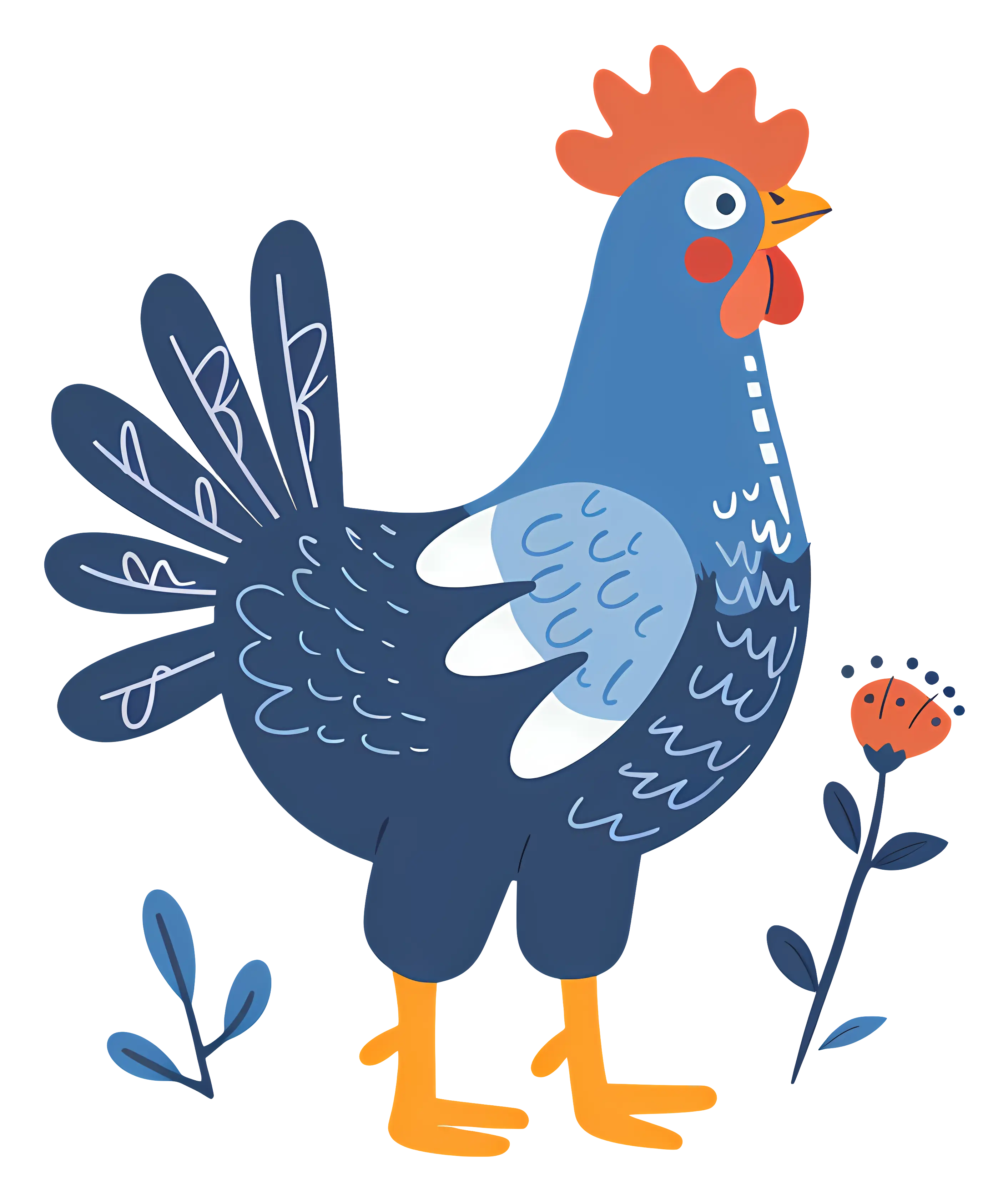 Cute Cartoon Chicken