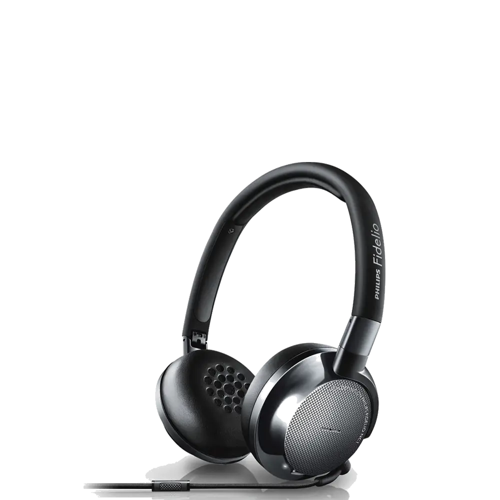 Black Music Headphones and Audio Device