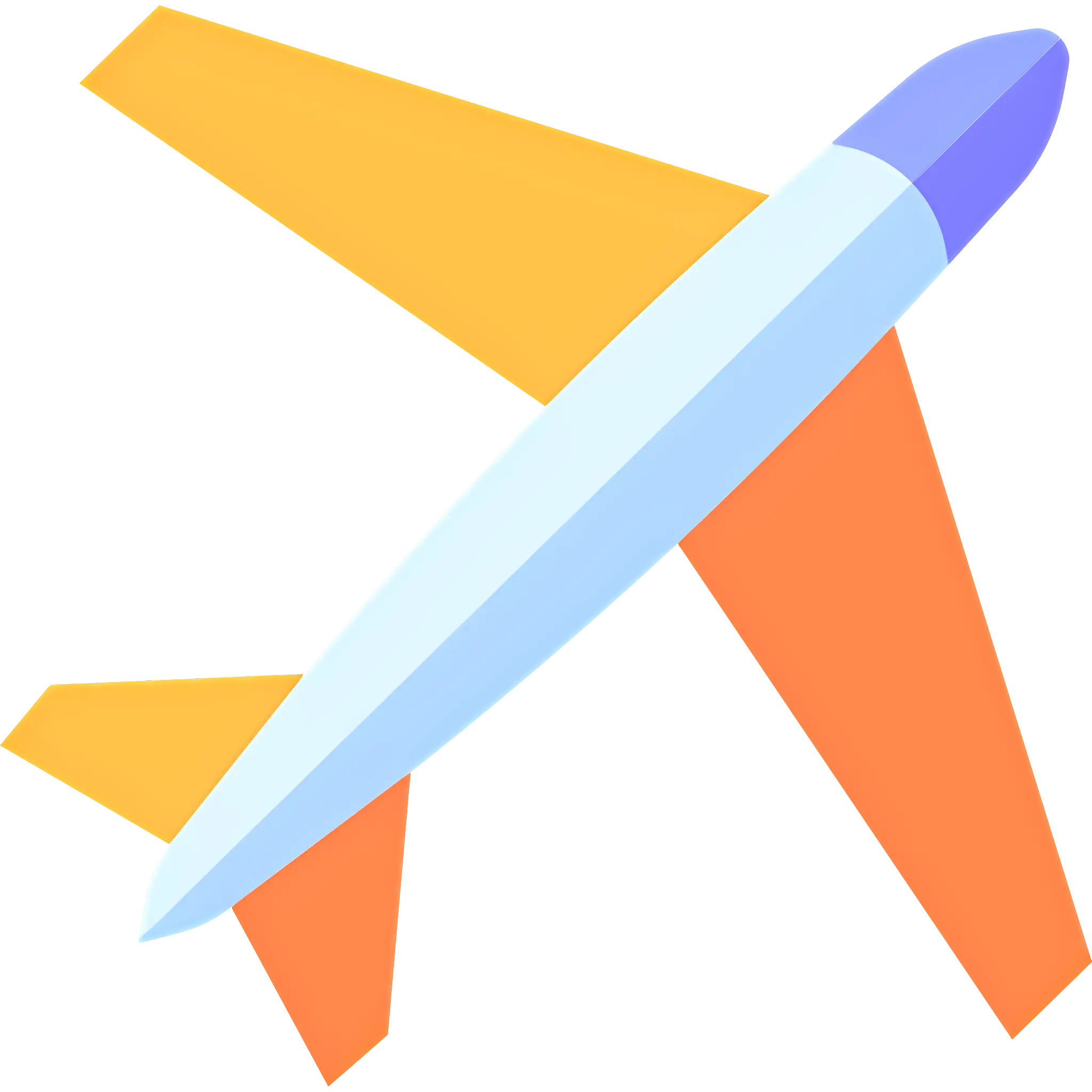 Colorful Airplane Illustration