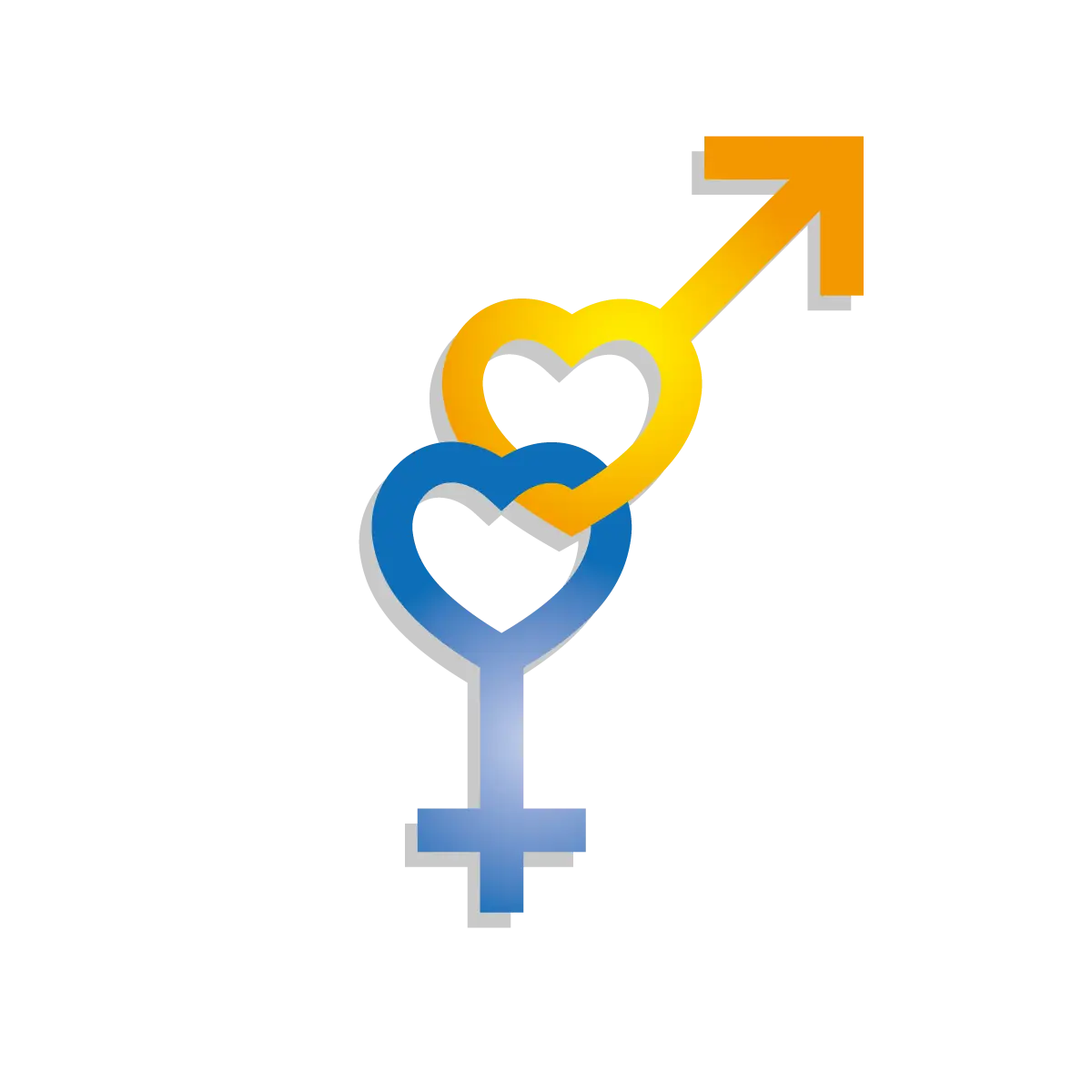 Interlinked Gender Symbols