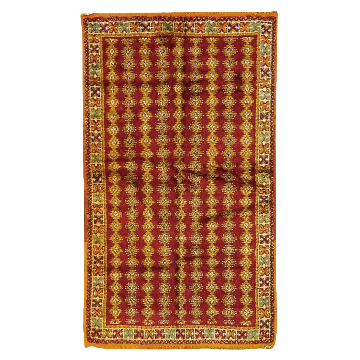 Red Patterned Carpet for Elegant Home Decor