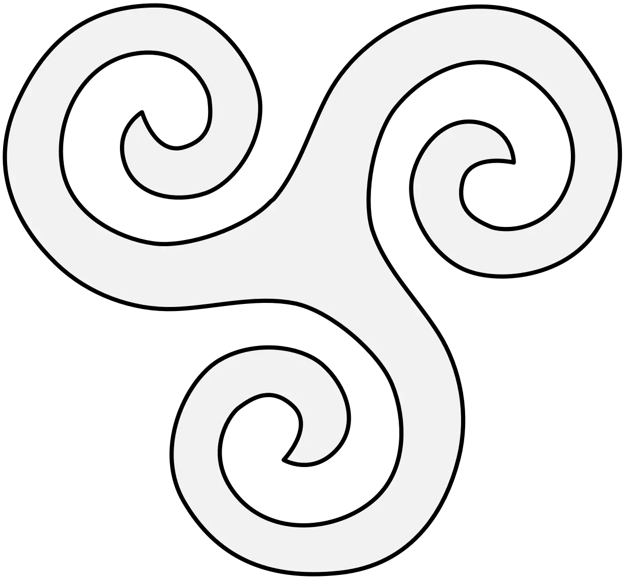 Ancient Celtic Triskelion Symbol