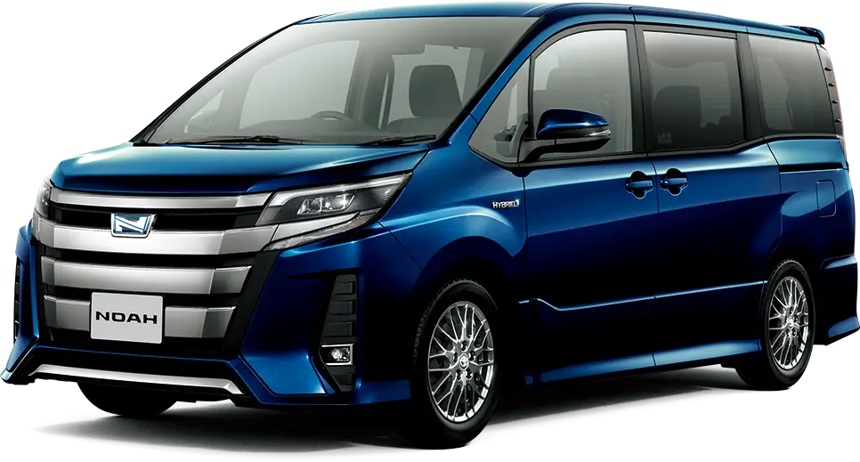 Blue Toyota Minivan