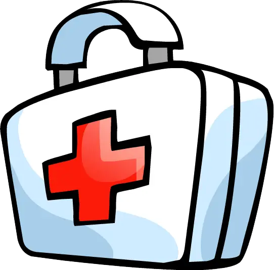 First Aid Kit with Red Cross