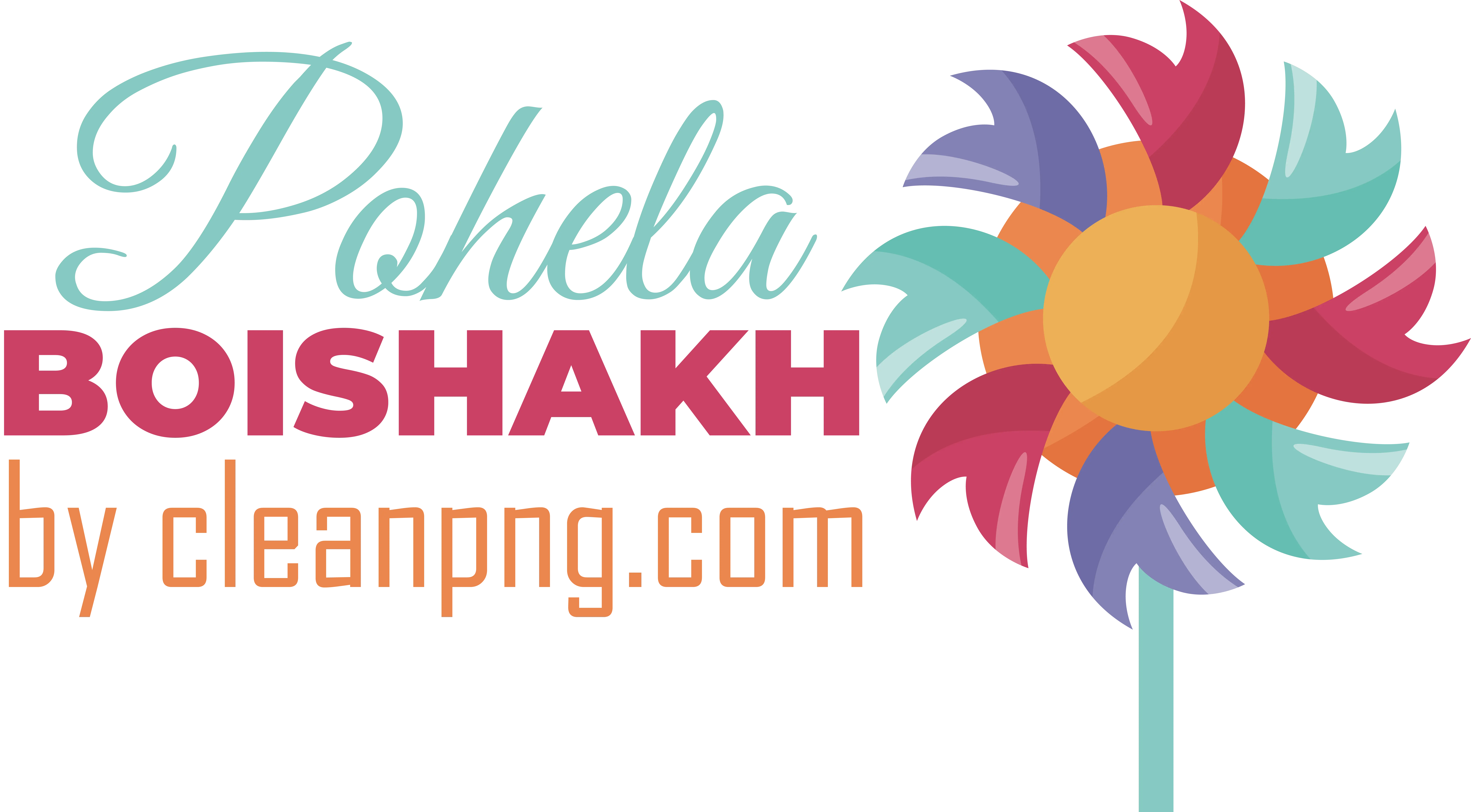 Pohela Boishakh Celebration with Colorful Pinwheel