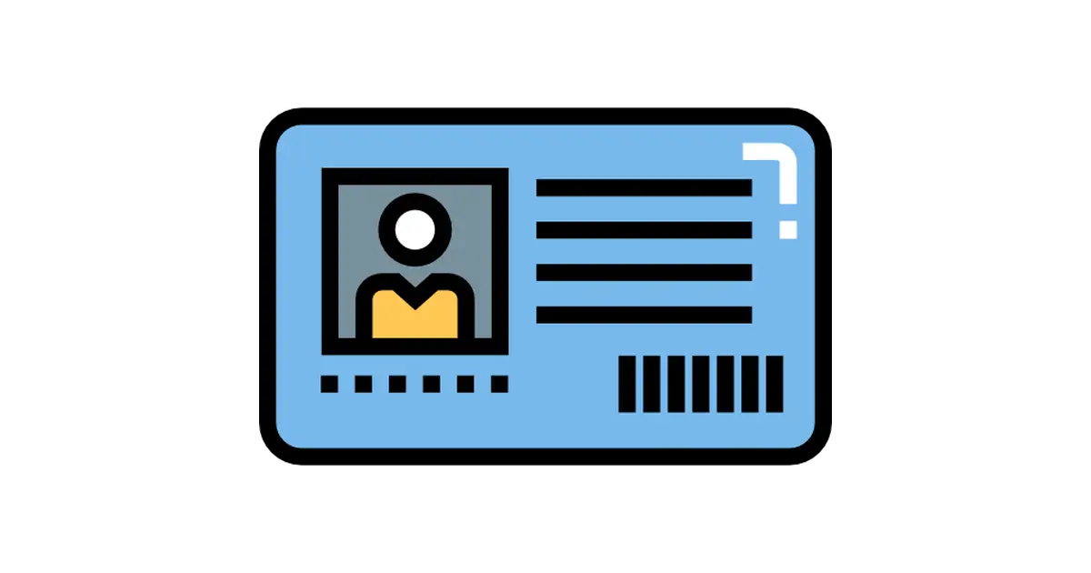 Illustration of a Personal ID Card