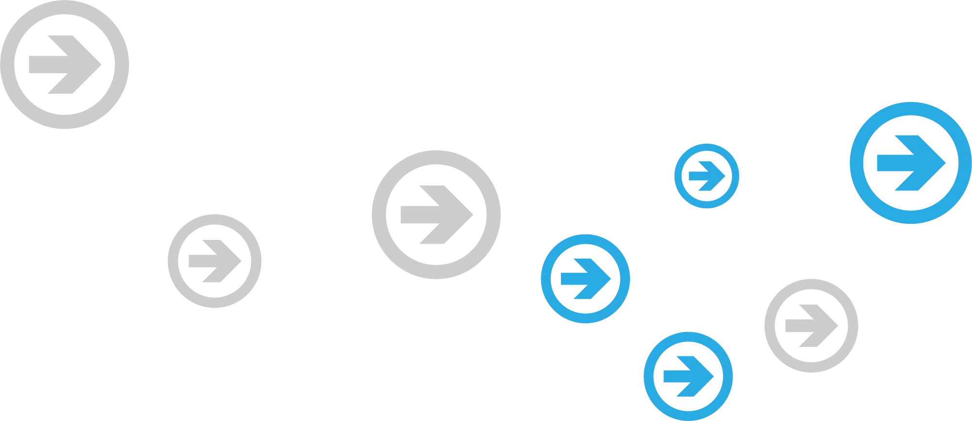 Blue Arrows Symbol
