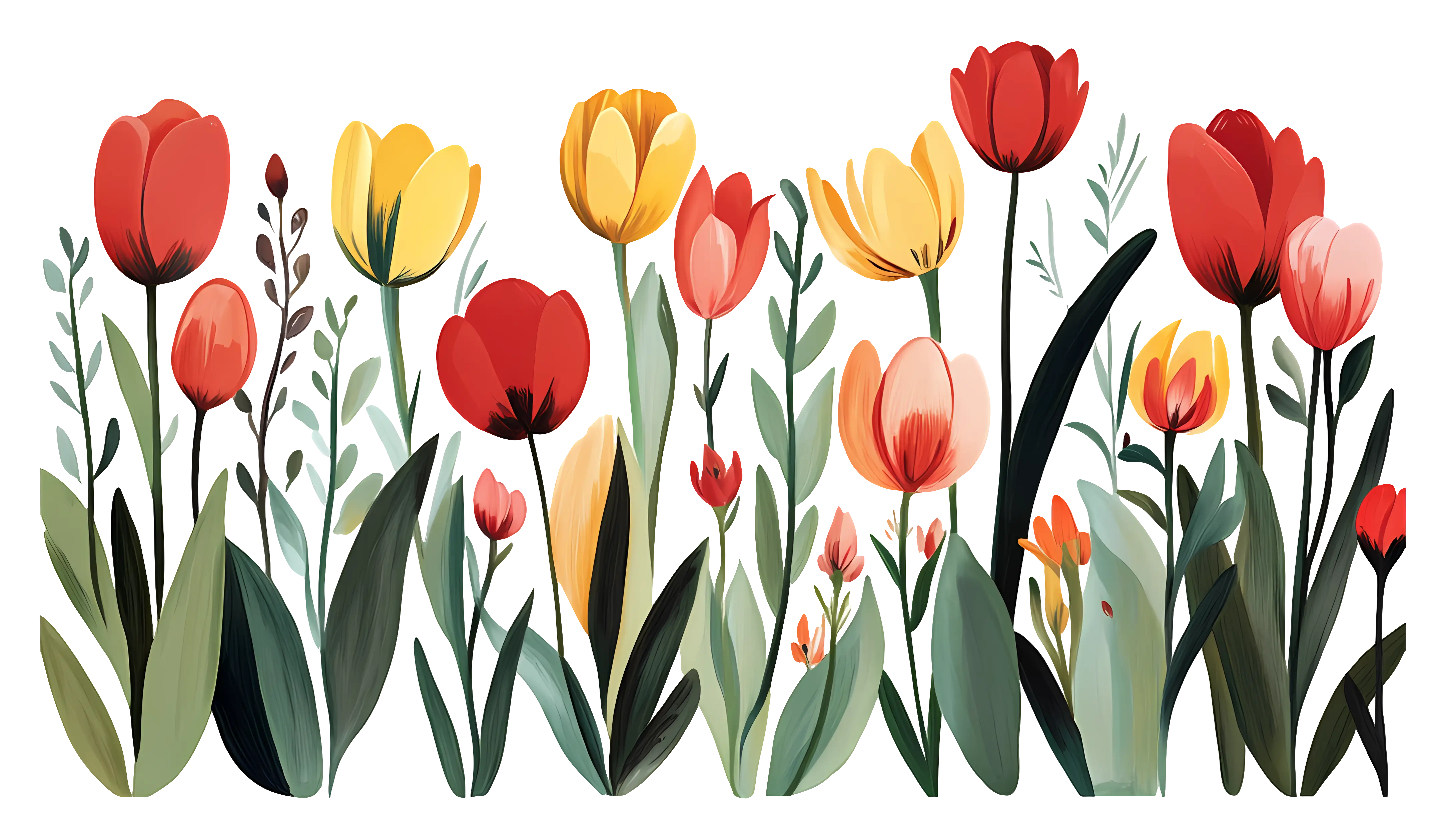 Colorful Garden Flowers