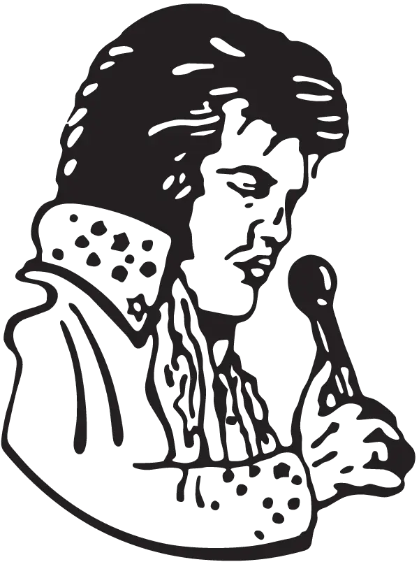Singer Character Holding Microphone