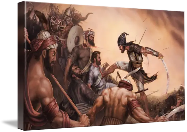 Epic Battle Scene Artwork