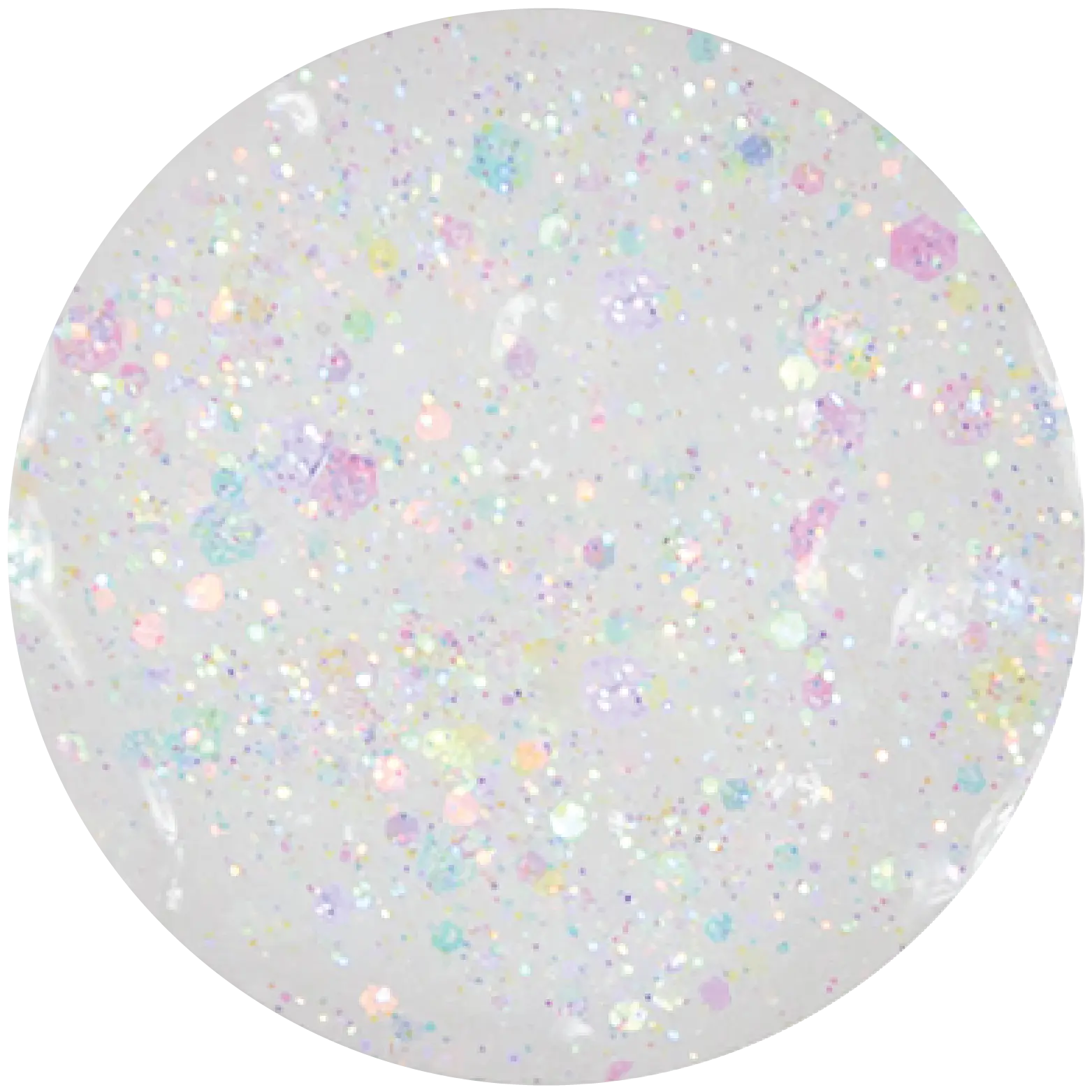 Glitter Circle Pattern