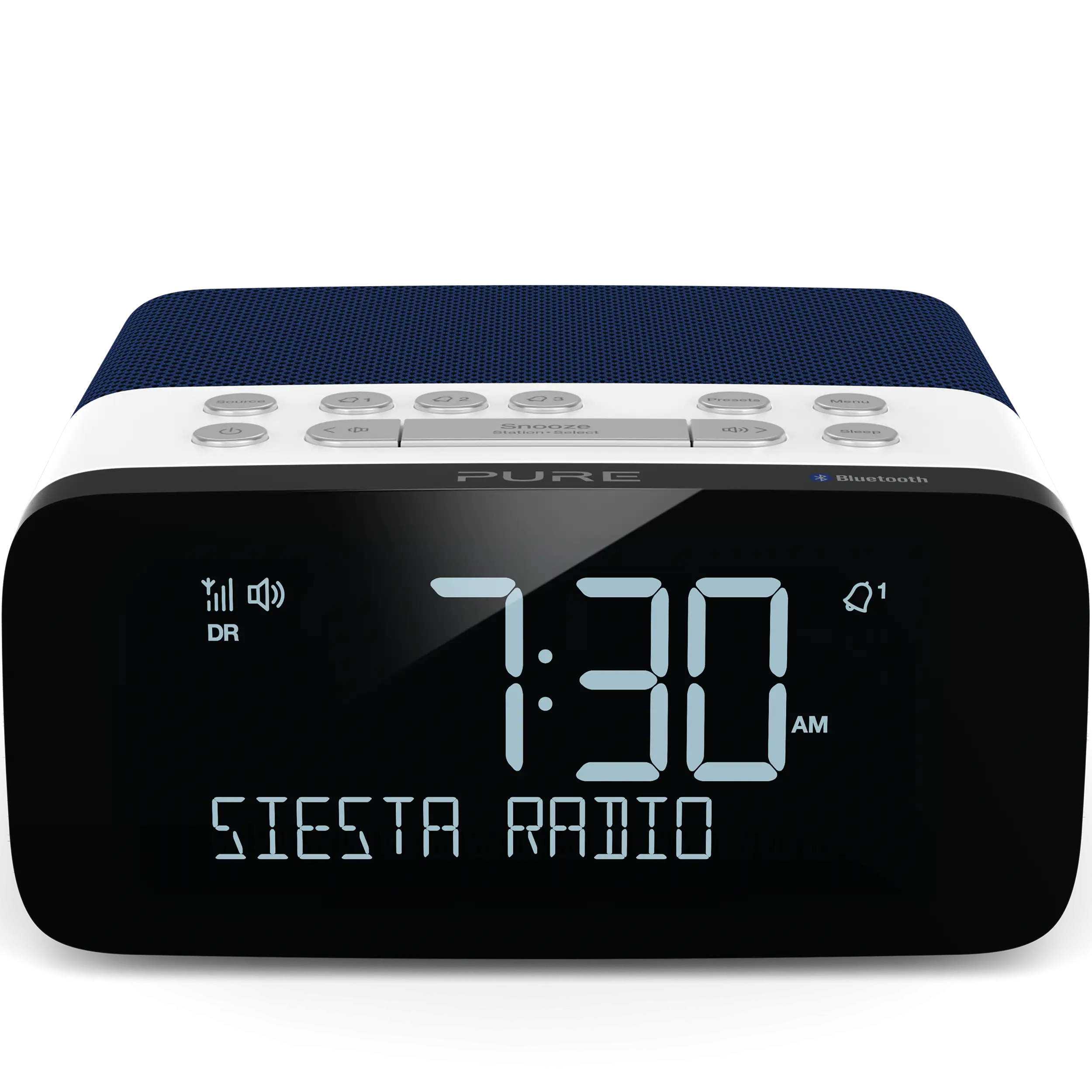 Modern Digital Alarm Clock with Radio Features