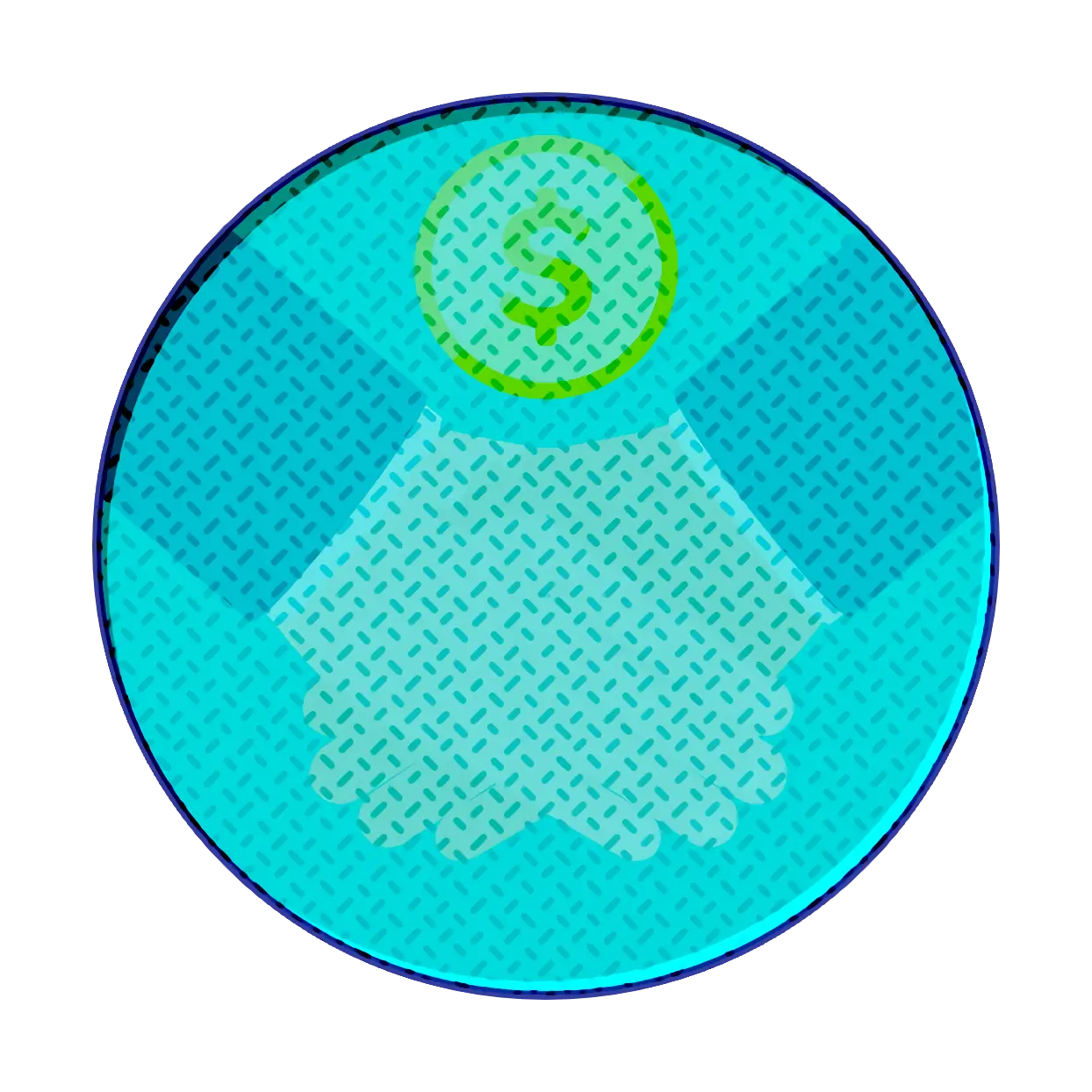Dollar-Sign Handshake Icon
