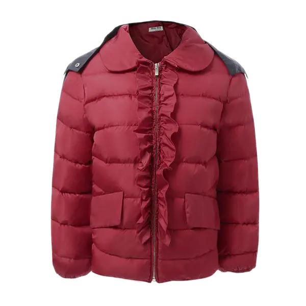 Red Puffer Jacket for Cold Seasons
