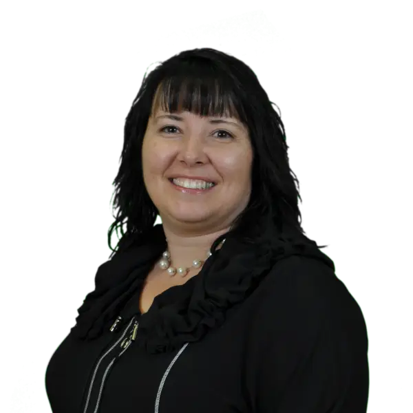 Smiling Woman in Professional Attire