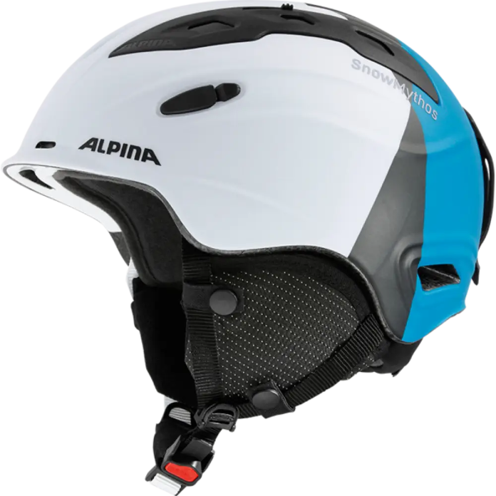 White and Blue Safety Helmet