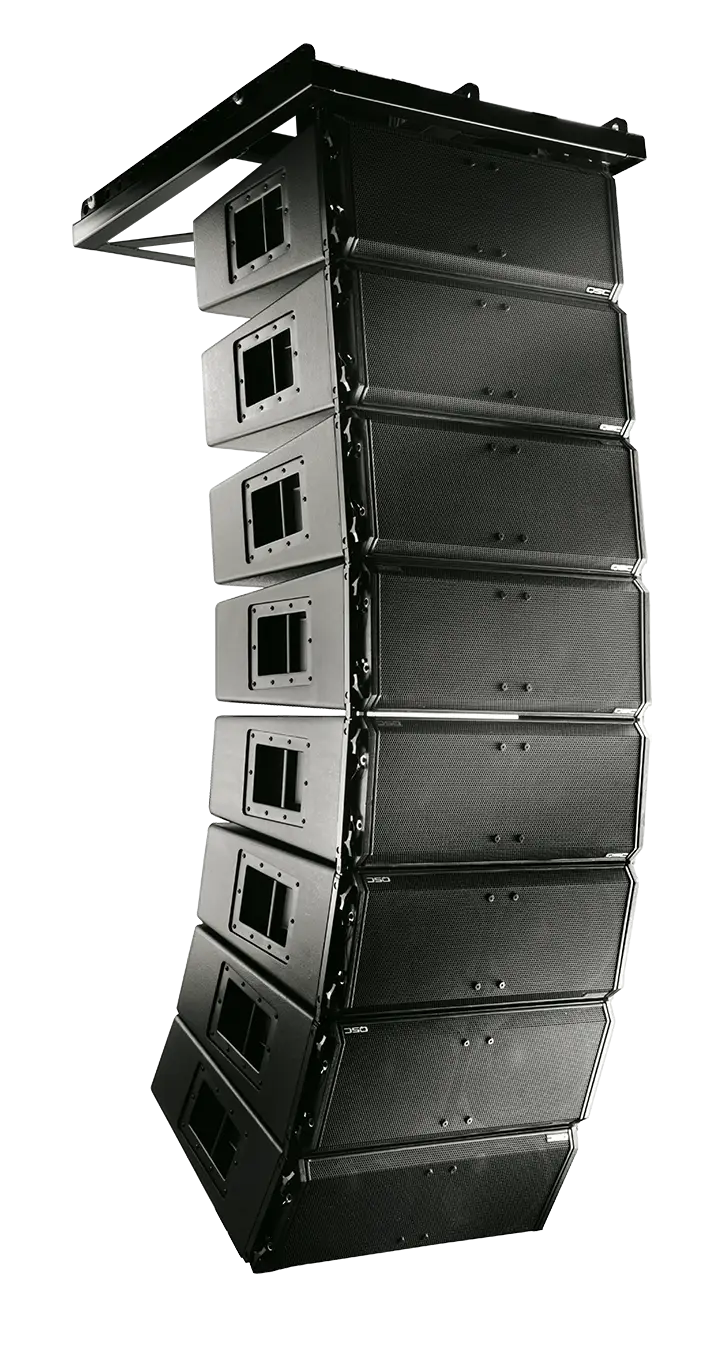Stack of Black Speakers