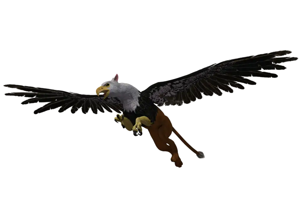 Flying Gryphon Mythical Creature