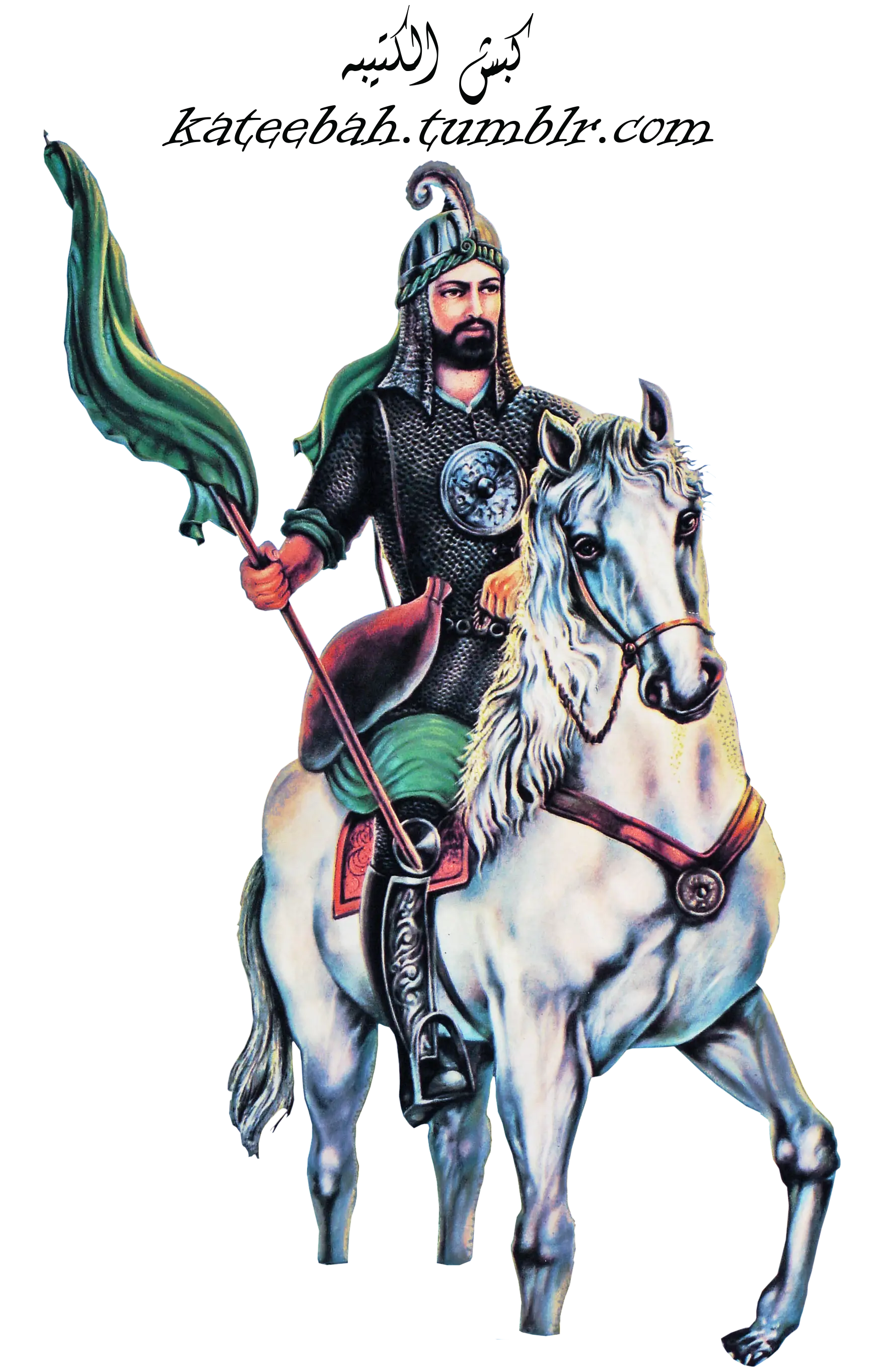 Medieval Warrior on Horseback