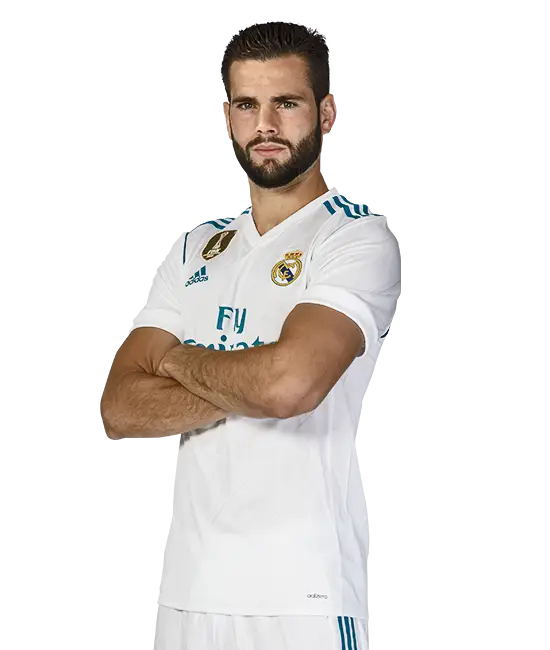 Real Madrid Soccer Player in White Jersey
