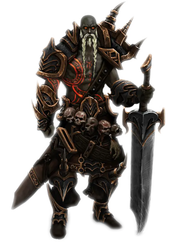 Fantasy Armored Warrior with Sword