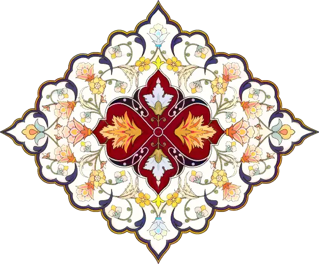 Colorful Ornamental Floral Design