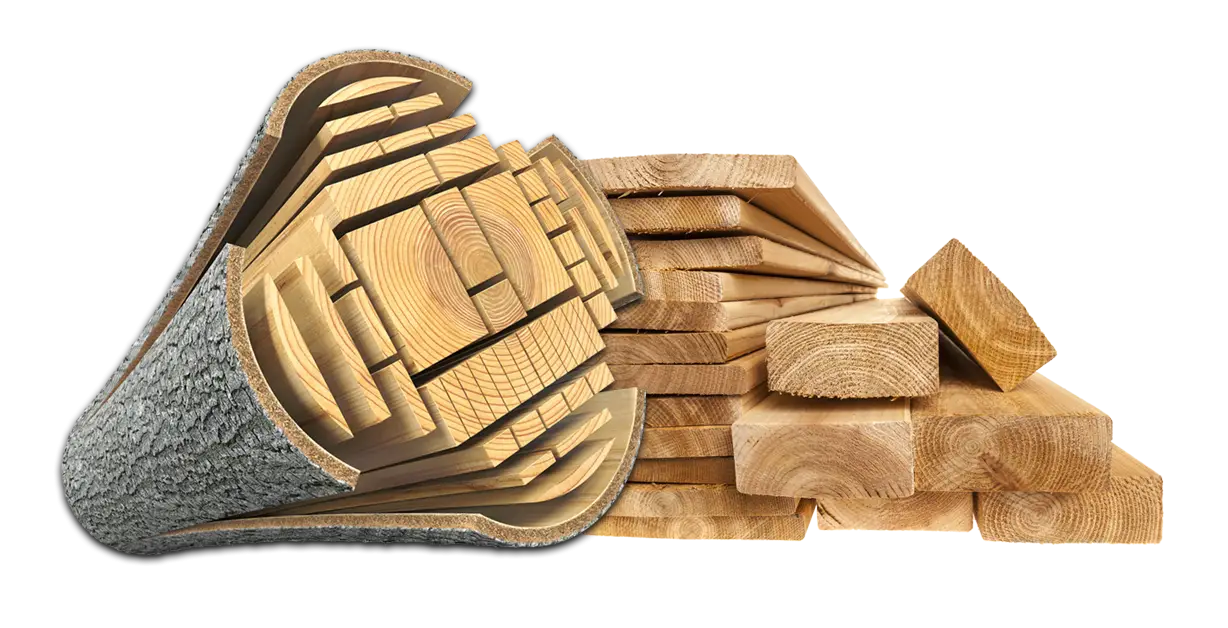 Stack of Lumber Planks