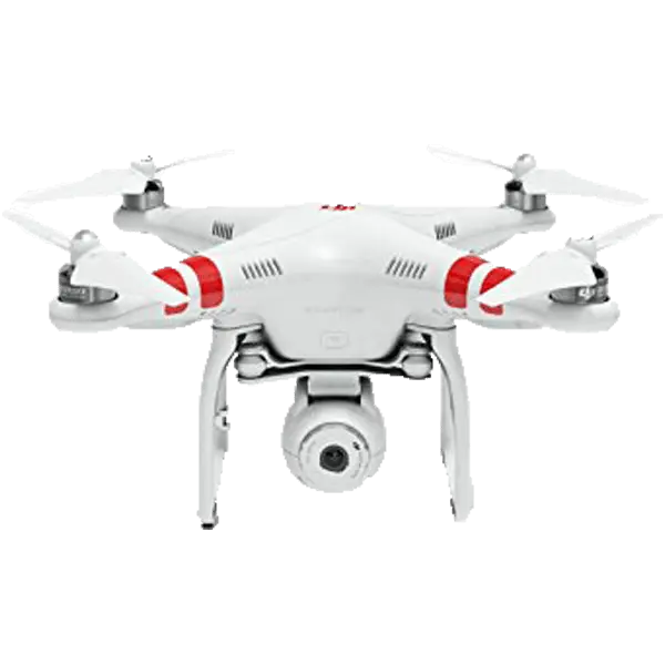 White Quadcopter Drone with Camera