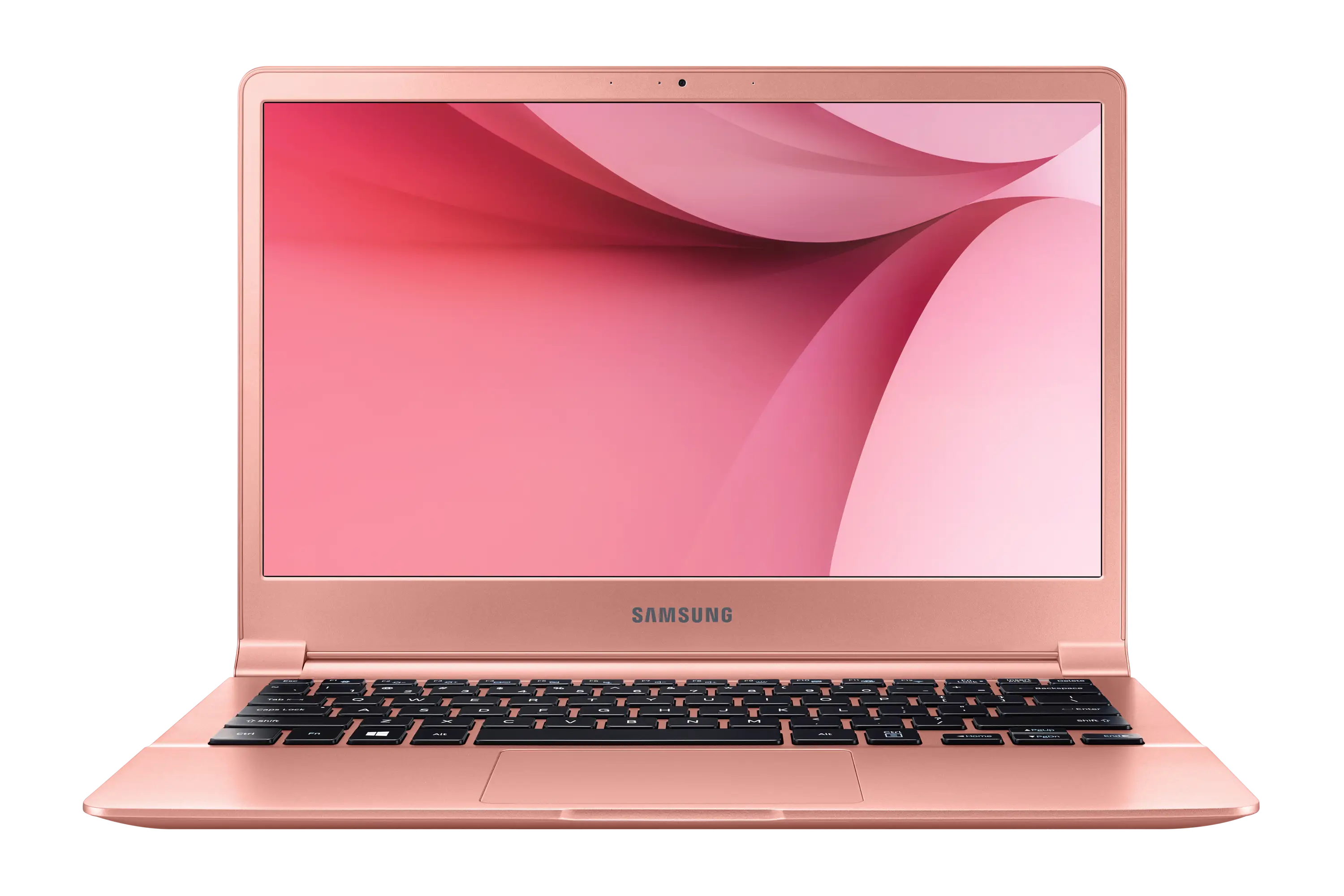 Stylish Pink Laptop with Modern Design