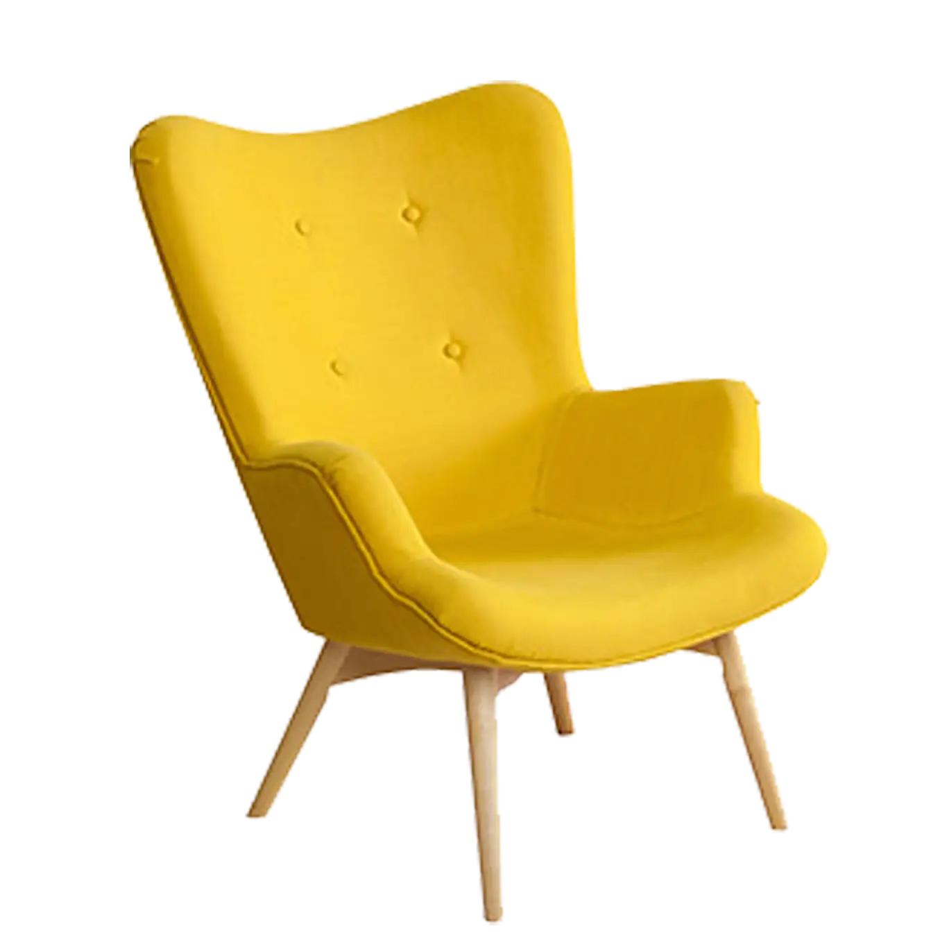 Modern Yellow Armchair