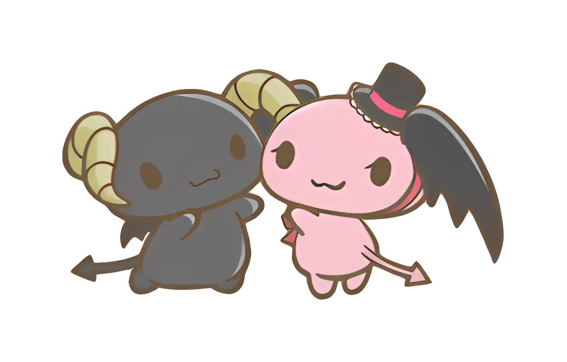 Cute Devil Characters Cartoon