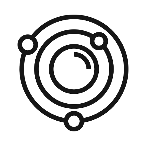Atom Symbol for Science Concept