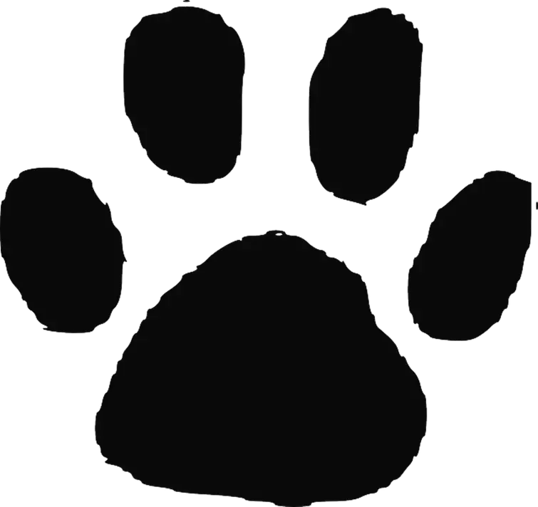Black Paw Print Symbol
