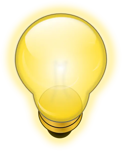 Glowing Light Bulb