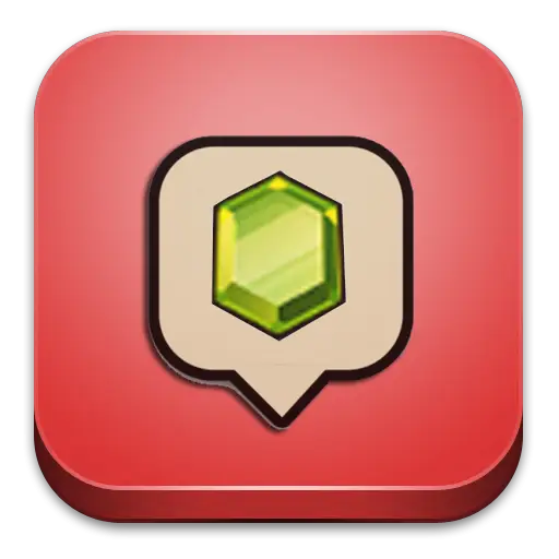 Green Gem Icon for Game Currency
