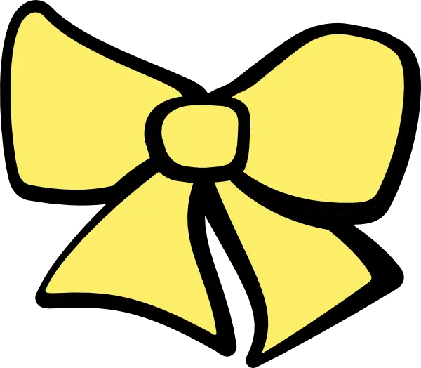 Yellow Bow Ribbon