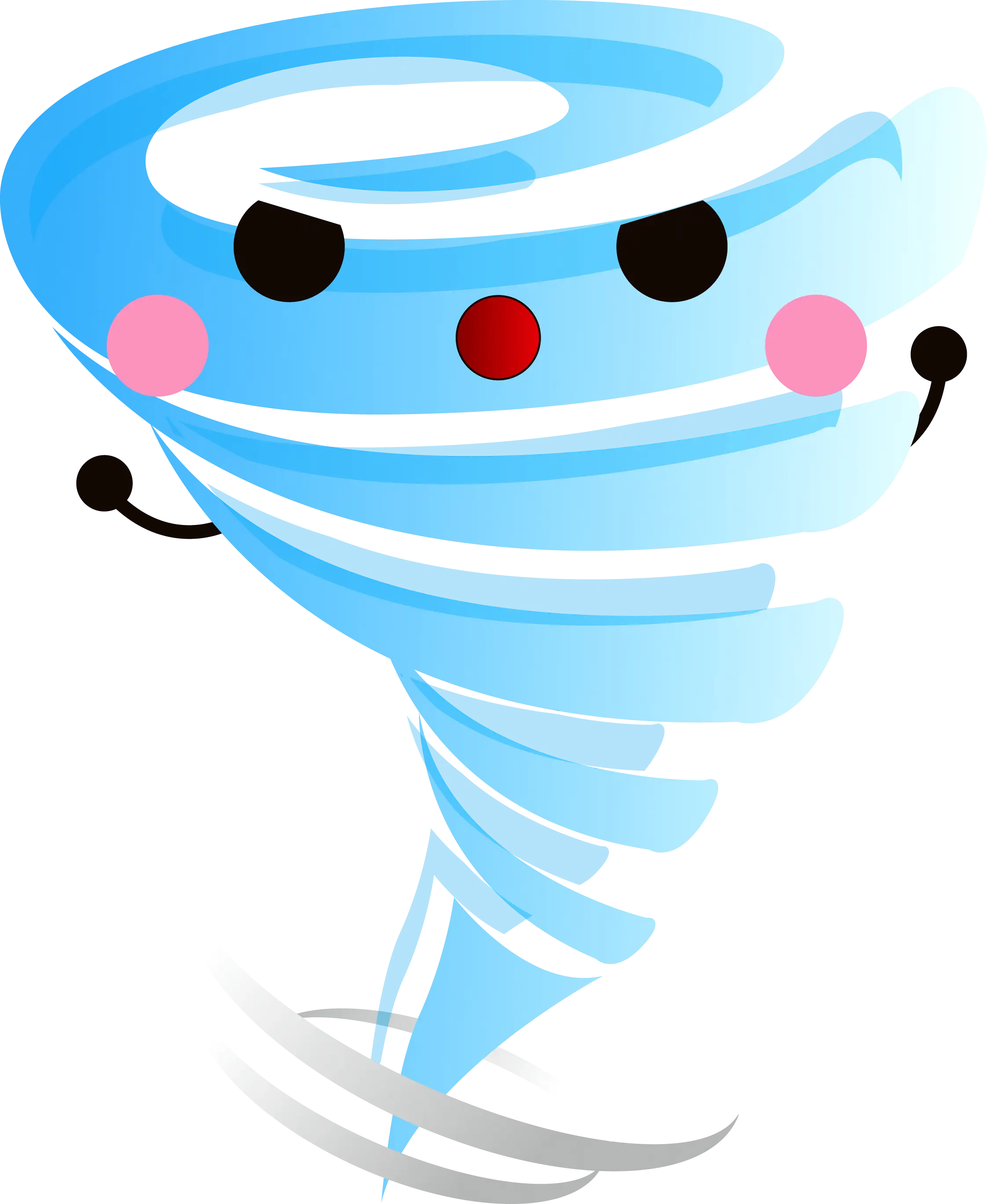 Cute Cartoon Tornado
