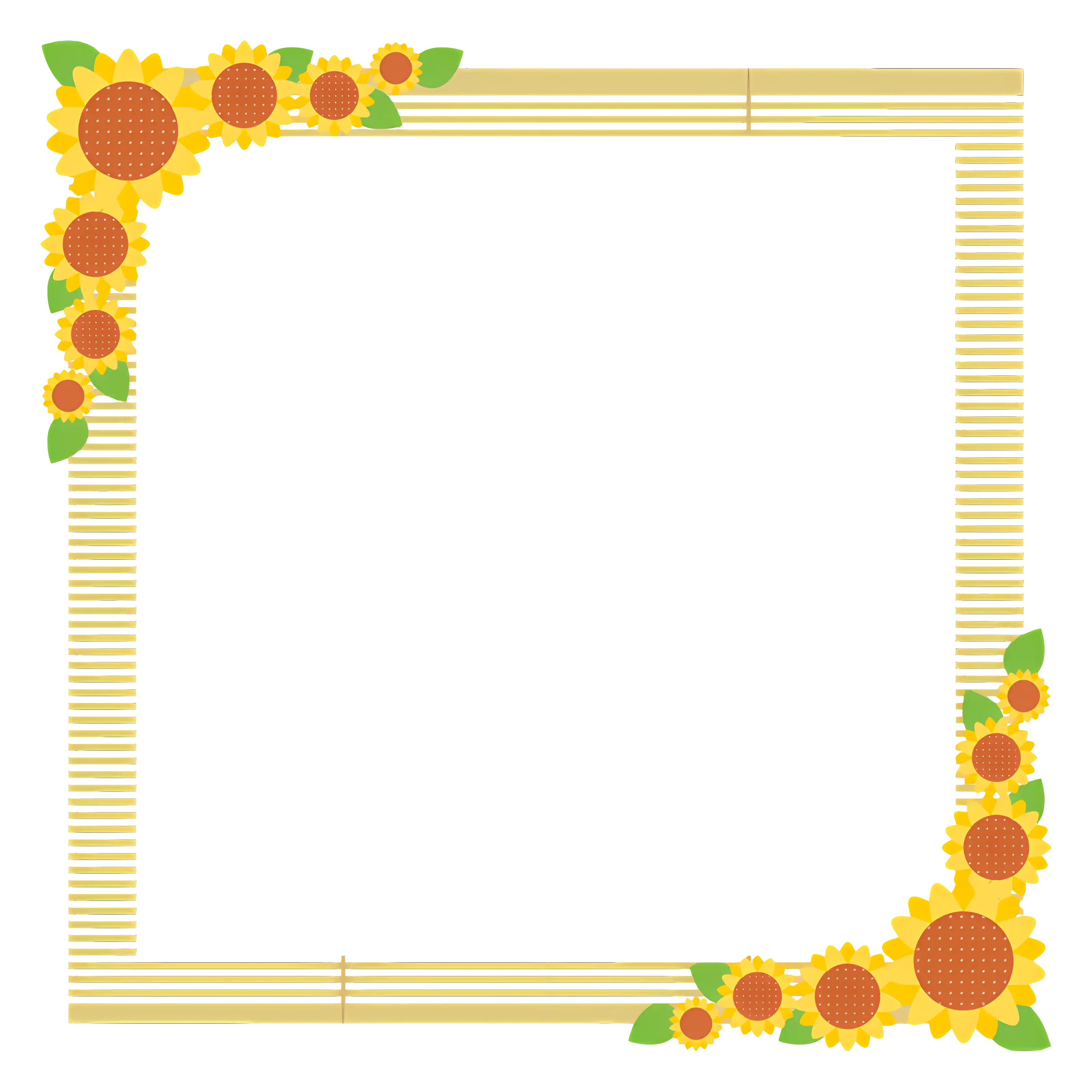 Sunflower Decorative Frame